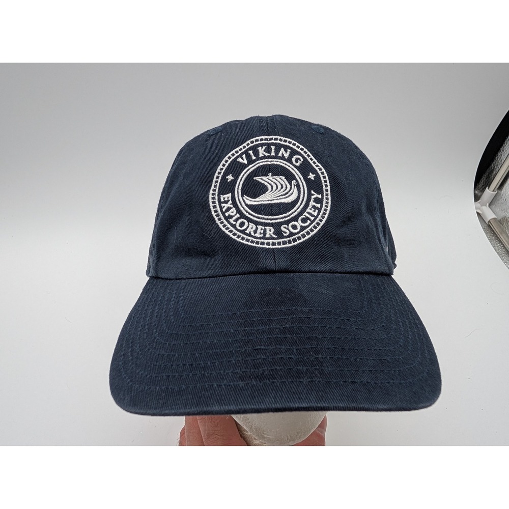 47 Brand Viking Explorer Society Hat Navy Blue Adjustable Cotton Dad Cap OSFA
